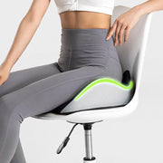 Hivvago Memory Foam Seat Cushion - Ergonomic Support for Office, Car & Home, Grey V1003-HW-SBS033-GY