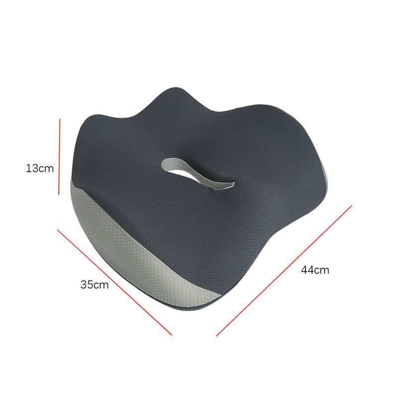 Hivvago Memory Foam Seat Cushion - Ergonomic Support for Office, Car & Home, Grey V1003-HW-SBS033-GY