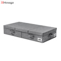 Hivvago Underbed Storage Container - Foldable Box with Lids & Label Pocket V1003-HW-SBS044-GY