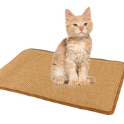 PupLily Natural Sisal Cat Scratch Mat, 40 X 60 CM V1003-PPL-SMT-SBS002-STD-FBM