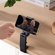Urbanoki Airplane Phone Holder Mount 360 degrees Rotation Stand for Travel Desk - Black V1003-URN-APH-SBS006-BLK