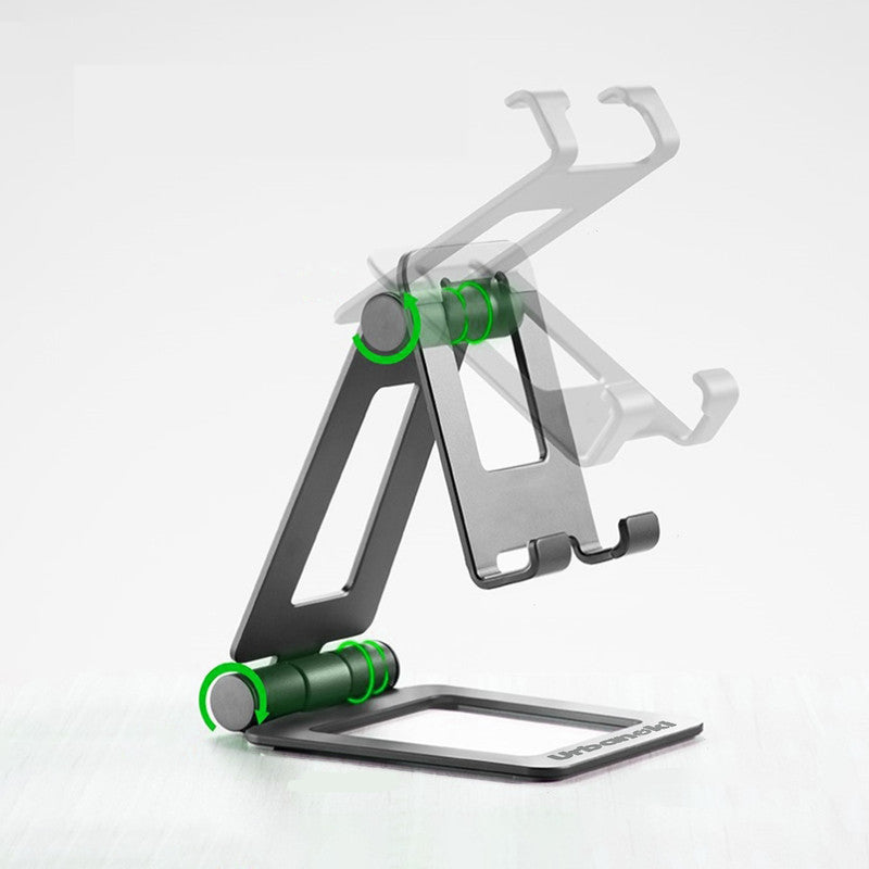 Urbanoki Portable Phone Tablet Stand Dual Folding Desk Travel Cradle Dock V1003-URN-CTS-SBS007-BLK
