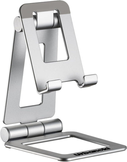 Urbanoki Portable Phone Tablet Stand Dual Folding Desk Travel Cradle Dock