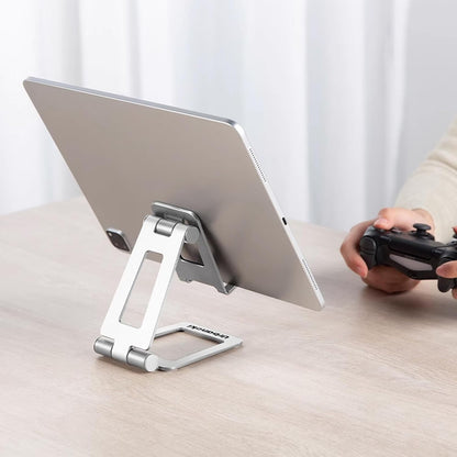 Urbanoki Portable Phone Tablet Stand Dual Folding Desk Travel Cradle Dock V1003-URN-CTS-SBS007-SVR
