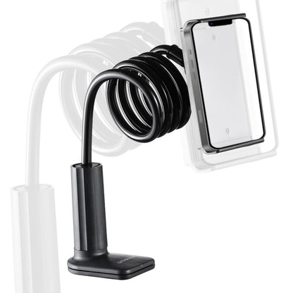 Urbanoki Gooseneck Phone Holder Flexible Clamp Mount for Bed Desk V1003-URN-GPH-SBS009-BLK