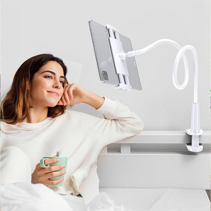 Urbanoki Gooseneck Phone Holder Flexible Clamp Mount for Bed Desk V1003-URN-GPH-SBS009-WHT