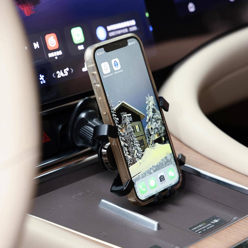 Urbanoki Air Vent Car Phone Holder Mount Strong Grip for Smartphones - Black V1003-URN-VPH-SBS005-BLK