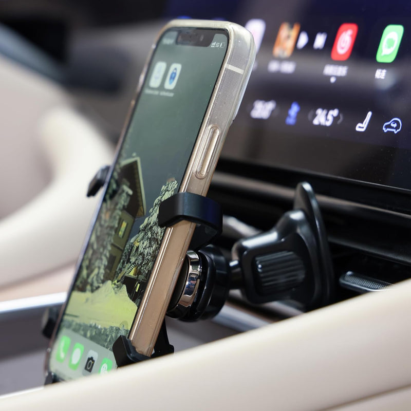 Urbanoki Air Vent Car Phone Holder Mount Strong Grip for Smartphones - Black V1003-URN-VPH-SBS005-BLK