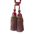 Multi Coloured Double Tassel Curtain Tieback V1008-2615-226