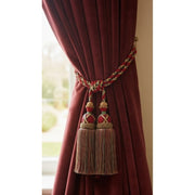 Multi Coloured Double Tassel Curtain Tieback V1008-2615-226