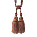 Multi Coloured Double Tassel Curtain Tieback V1008-2615-298