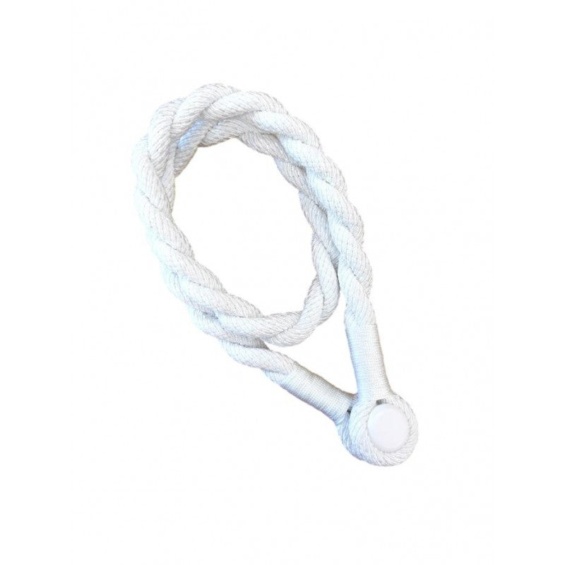 Magnetic weaved rope tieback White V1008-45510-01