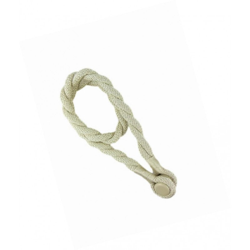 Magnetic weaved rope tieback Beige V1008-45510-14