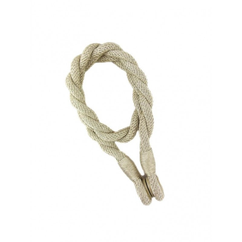 Magnetic weaved rope tieback Linen V1008-45510-16