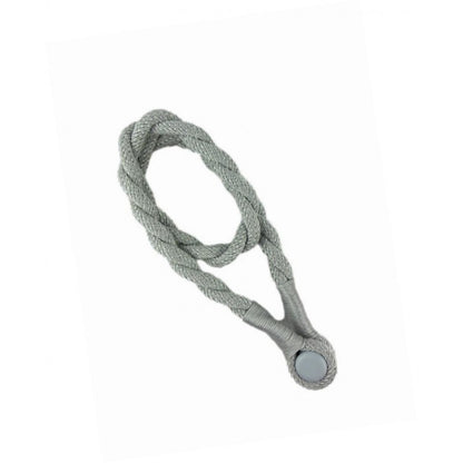 Magnetic weaved rope tieback Silver V1008-45510-29
