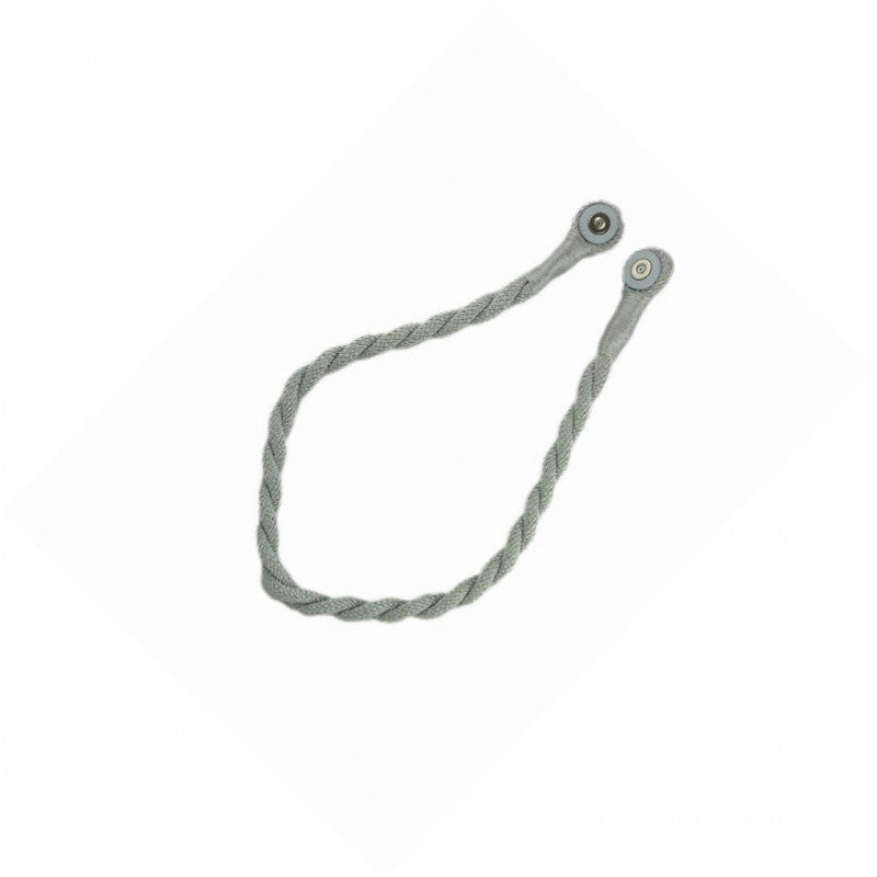 Magnetic weaved rope tieback Silver V1008-45510-29