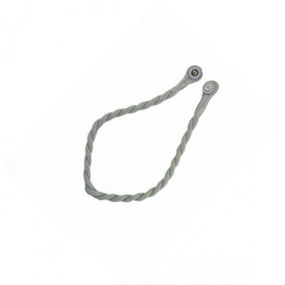 Magnetic weaved rope tieback Silver V1008-45510-29