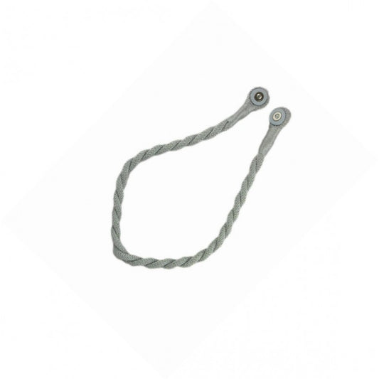 Magnetic weaved rope tieback Silver V1008-45510-29