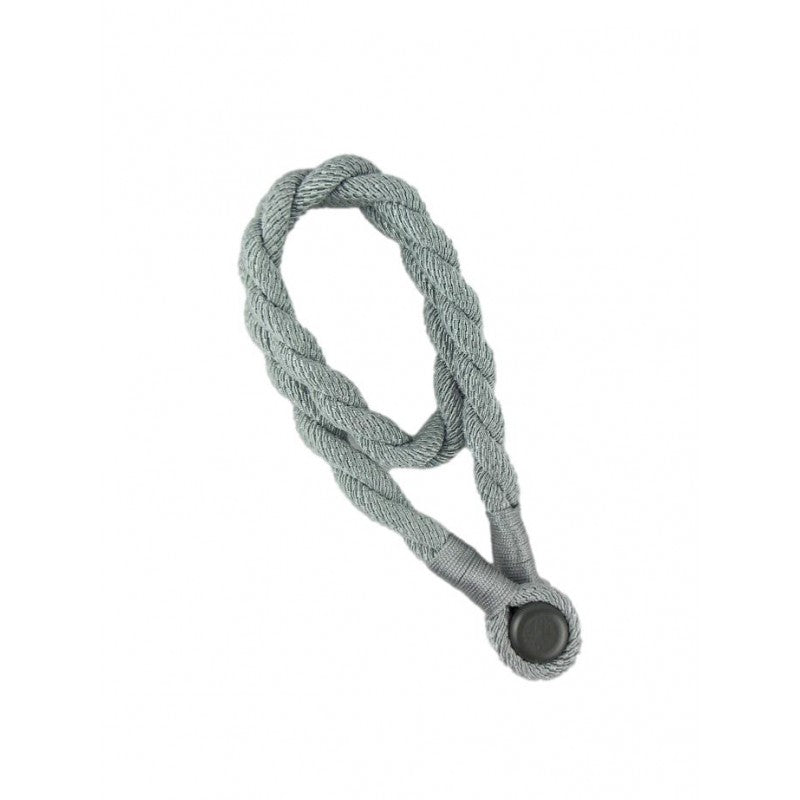 Magnetic weaved rope tieback Grey V1008-45510-30