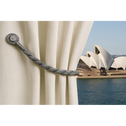 Magnetic weaved rope tieback Grey V1008-45510-30