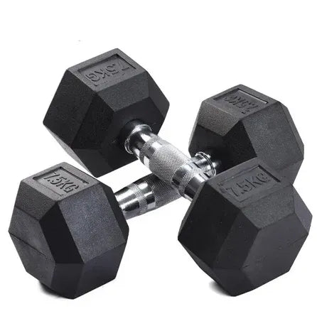 11 Pairs Hex Dumbbells PLUS Dumbbell Rack (385 kg | 5kg-30kg | 1.3m 3-tier Rack) V1012-CF12HDB385DBR130