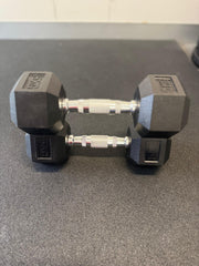 11 Pairs Hex Dumbbells PLUS Dumbbell Rack (385 kg | 5kg-30kg | 1.3m 3-tier Rack) V1012-CF12HDB385DBR130