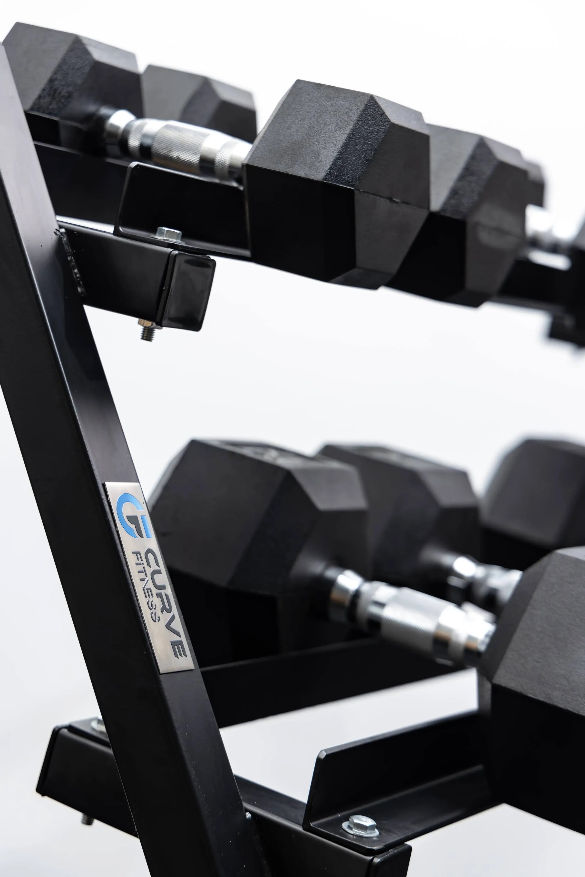 4 Pairs Hex Dumbbells PLUS Dumbbell Rack (100 kg | 5kg-20kg | 1.1m 3-tier Rack) V1012-CF5HDB100DBR110