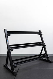 4 Pairs Hex Dumbbells PLUS Dumbbell Rack (100 kg | 5kg-20kg | 1.1m 3-tier Rack) V1012-CF5HDB100DBR110