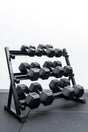 6 Pairs Hex Dumbbells PLUS Dumbbell Rack (210 kg | 5kg-30KG | 1.1m 3-tier Rack) V1012-CF6HDB210DBR110