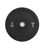 Black Olympic Bumper Plates - 100kg kit V1012-CFBLK100