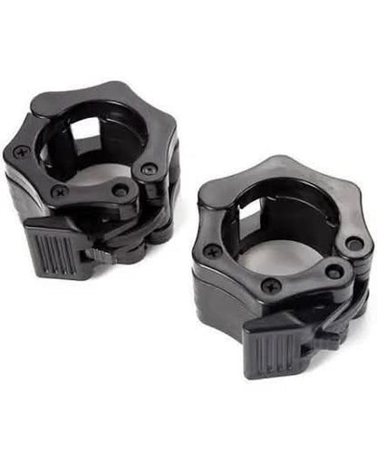 Black Olympic Bumper Plates - 100kg kit PLUS Olympic Barbell (2.2m | 20kg) V1012-CFBLK100BB