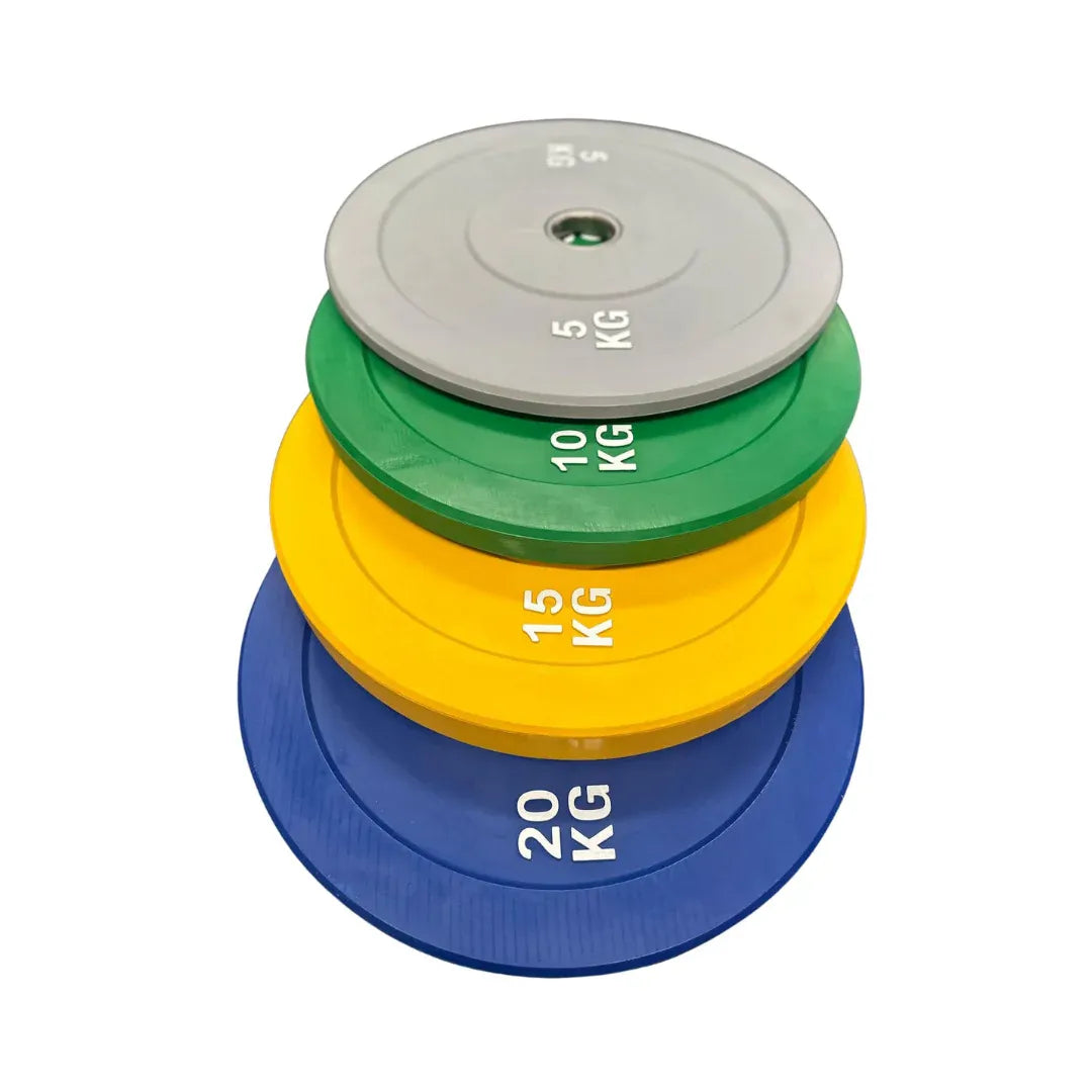 Coloured Olympic Bumper Plates - 100kg kit V1012-CFCLR100
