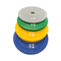 Coloured Olympic Bumper Plates - 100kg kit V1012-CFCLR100