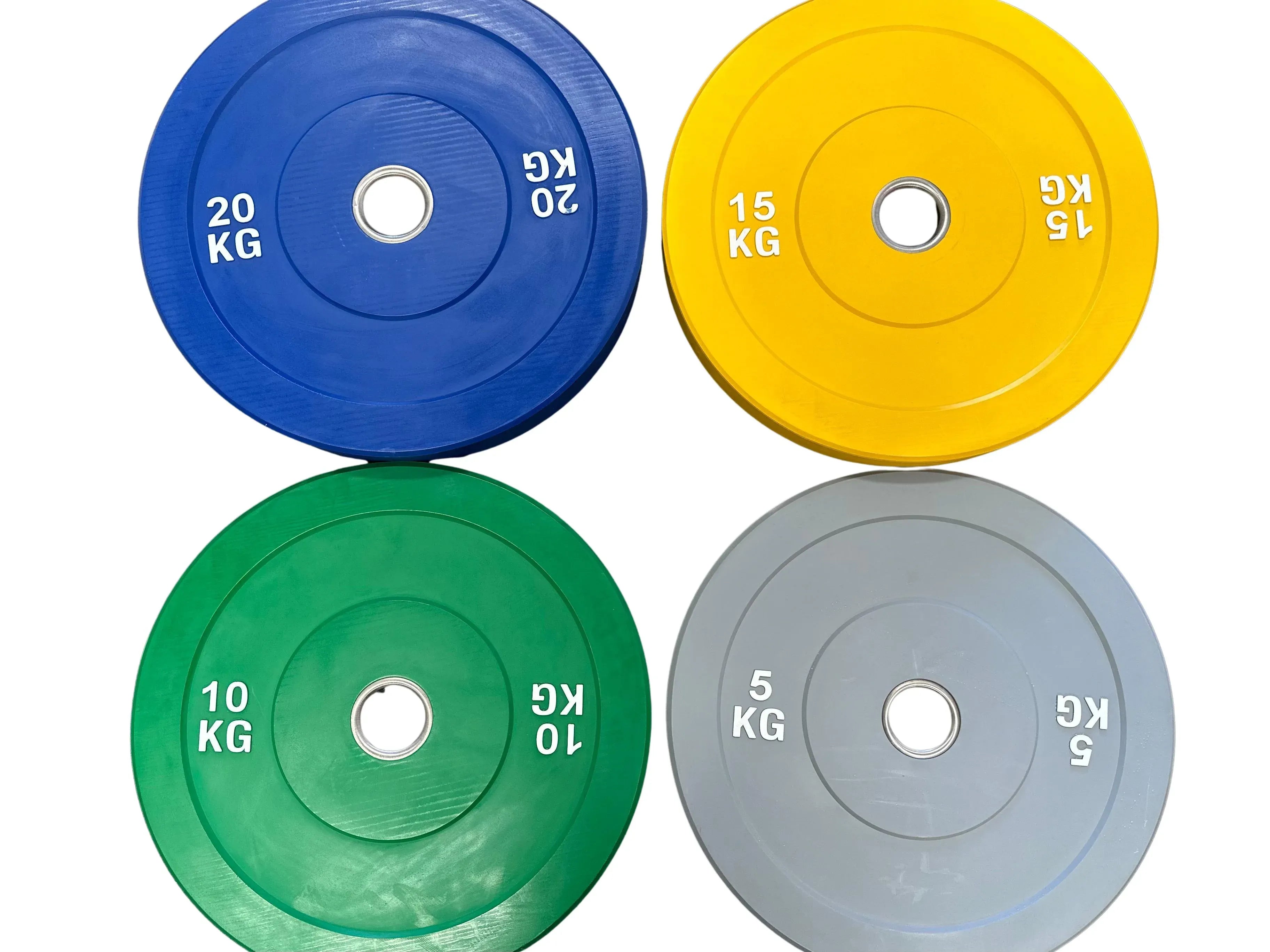 Coloured Olympic Bumper Plates - 100kg kit V1012-CFCLR100