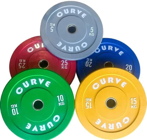 Olympic Coloured Bumper Plates 2X5 kg V1012-CFCLR5