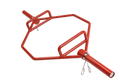 Olympic Shrug Deadlift Trap Bar - Red V1012-CFDLTB