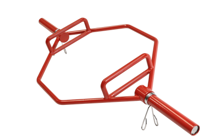 Olympic Shrug Deadlift Trap Bar - Red V1012-CFDLTB