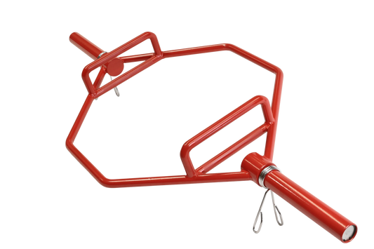 Olympic Shrug Deadlift Trap Bar - Red V1012-CFDLTB