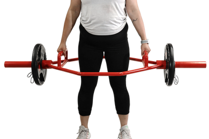 Olympic Shrug Deadlift Trap Bar - Red V1012-CFDLTB