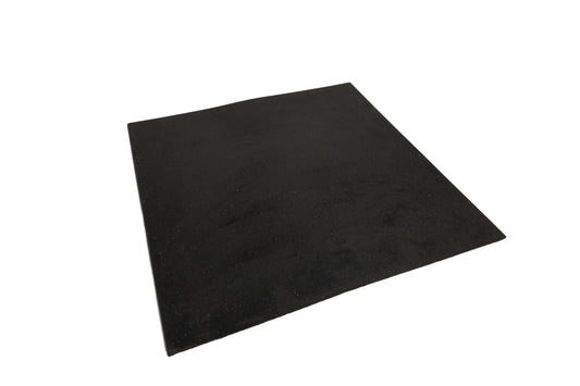 Rubber Gym Mats - Plain Black (15mmx1mx1m) V1012-CFGYMMATBLACK