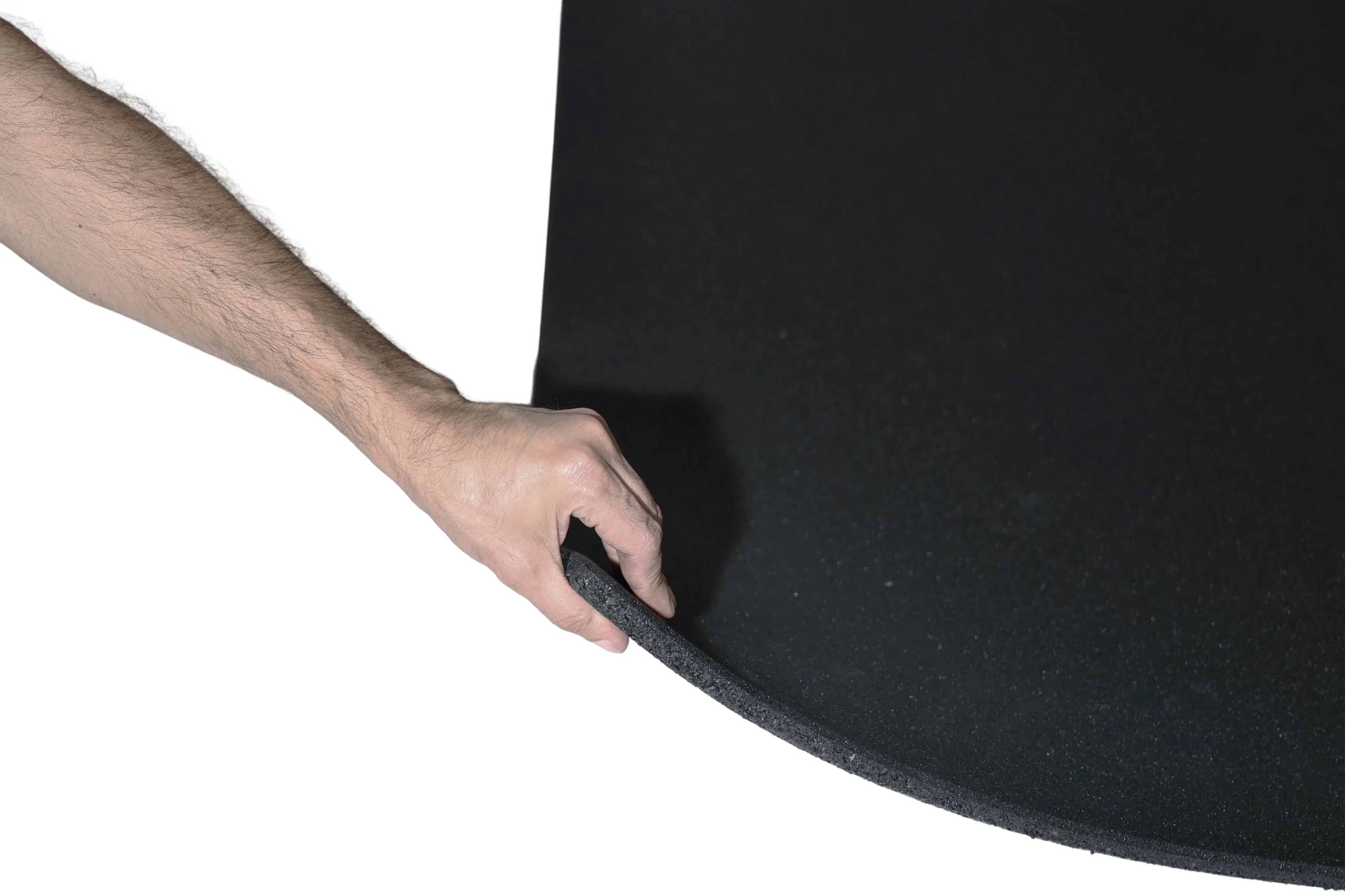 Rubber Gym Mats - Plain Black (15mmx1mx1m) V1012-CFGYMMATBLACK