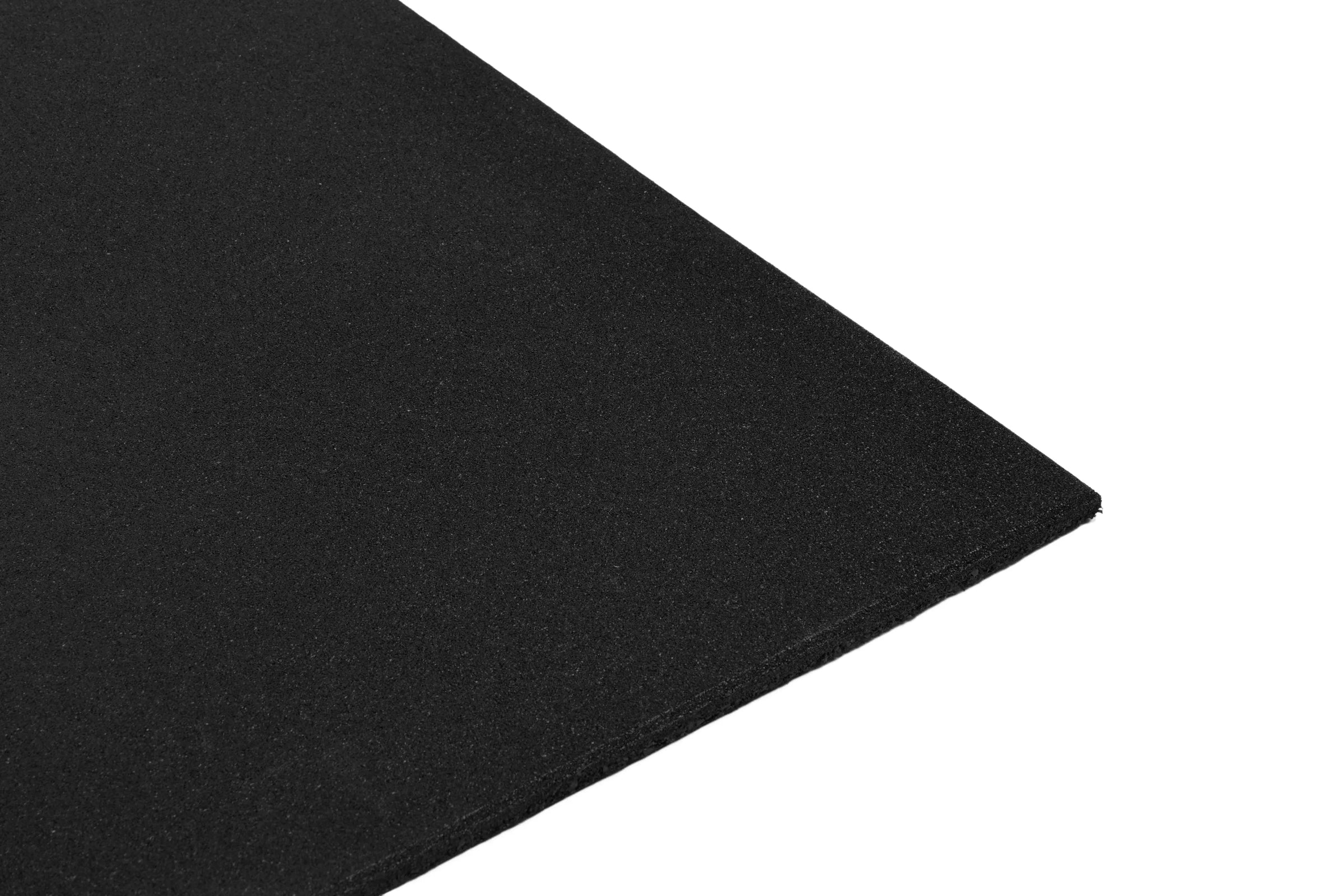 Rubber Gym Mats - Plain Black (15mmx1mx1m) V1012-CFGYMMATBLACK