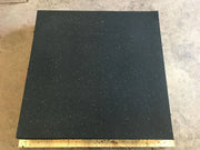 Rubber Gym Mats - Plain Black with White Speckles (15mm x 1m x 1m) V1012-CFGYMMATBLACKWHITE