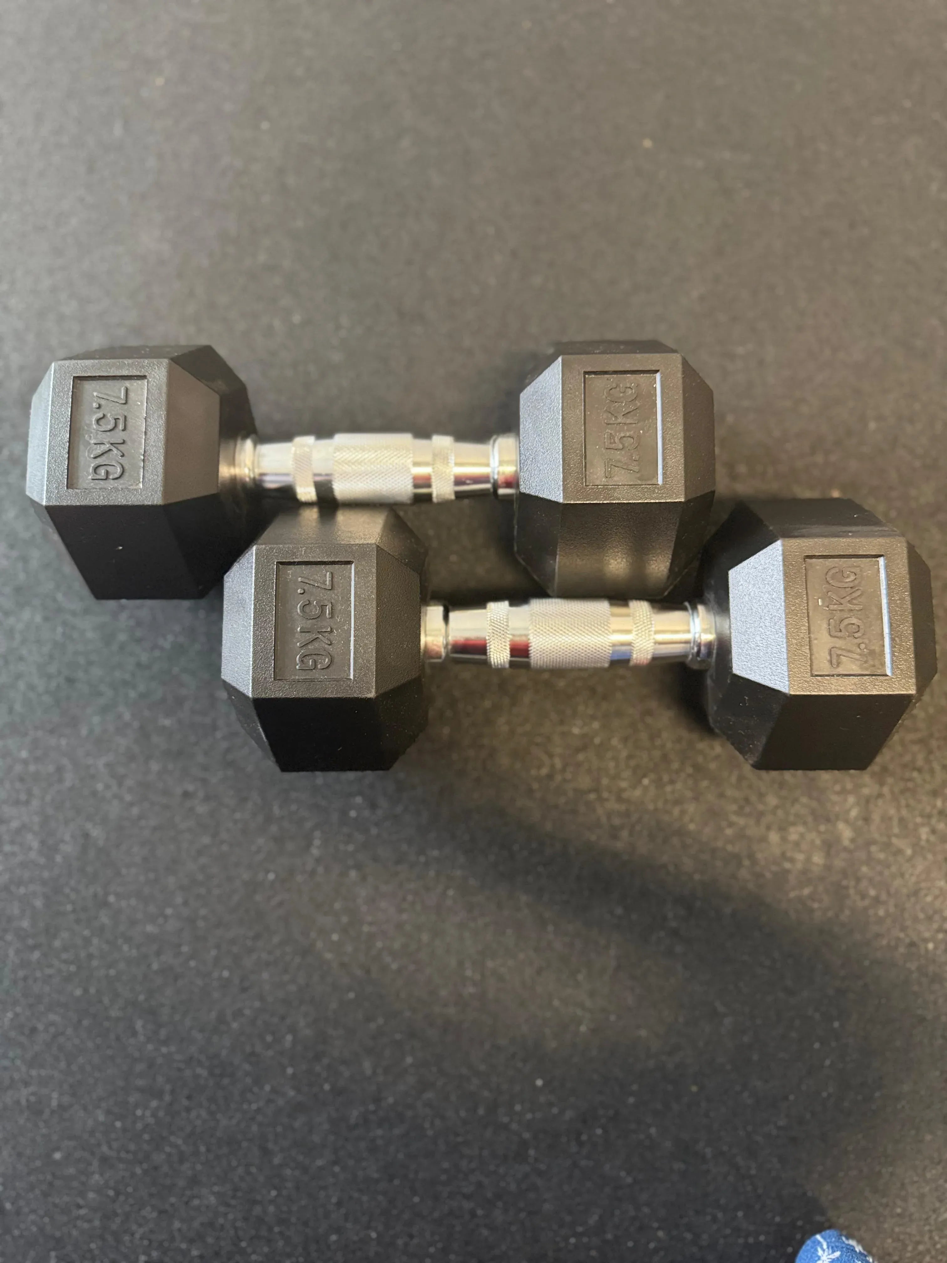 12 Pairs Hex Dumbbells PLUS Dumbbell Rack (390 kg | 2.5kg-30kg | 1.1m 3-tier Rack) V1012-CFHDB390