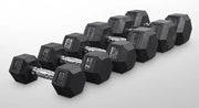 Rubber Hex Dumbbells 2X5 kg V1012-CFHDB5
