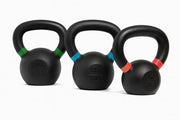 Cast Iron Vinyl Kettlebells (Colour-Marked) 15 Kg V1012-CFKB28