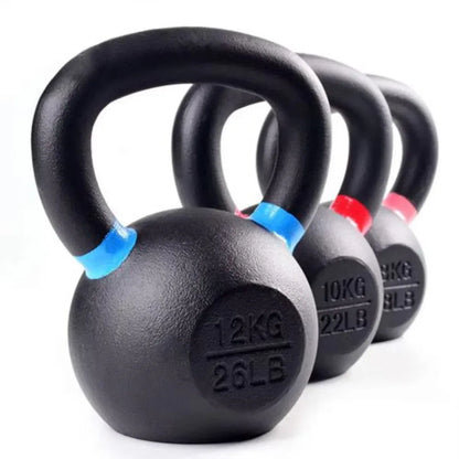 Cast Iron Kettlebells Set 2 - 4/8/12/16/20 Kg (60 Kg total) V1012-CFKBSET2