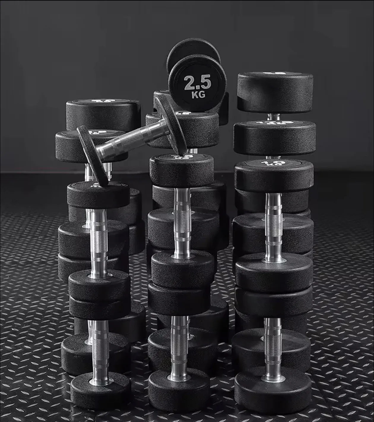 Commercial Round Dumbbells 37.5kg V1012-CFROUNDDB37-5