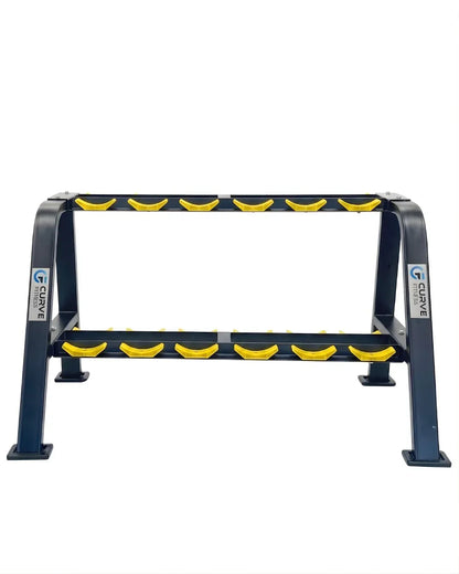 2-Tier Round Dumbbell Rack(Fits 6 pairs of Round Dumbbells) V1012-CFROUNDDBRACK2TIER