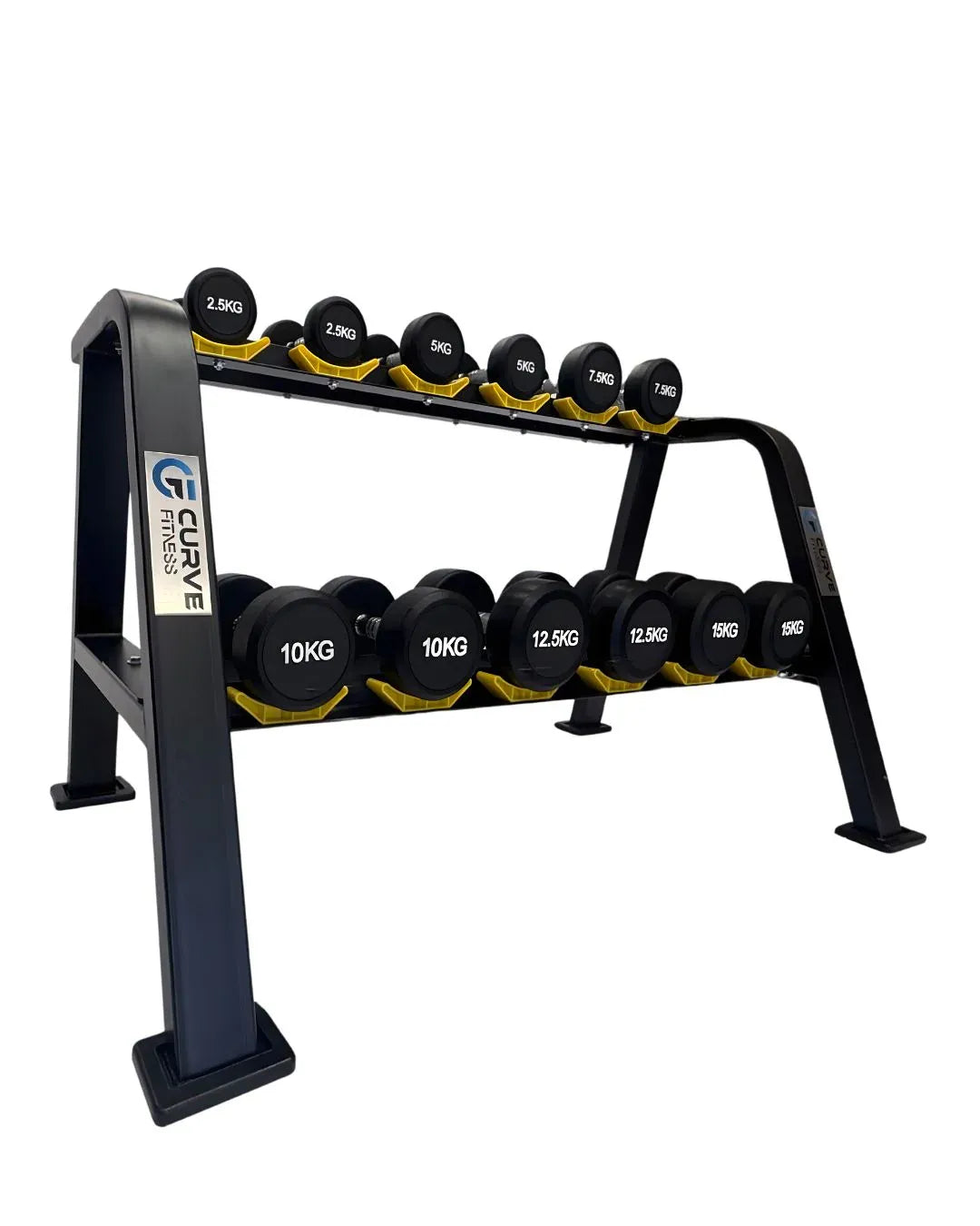 2-Tier Round Dumbbell Rack(Fits 6 pairs of Round Dumbbells) V1012-CFROUNDDBRACK2TIER